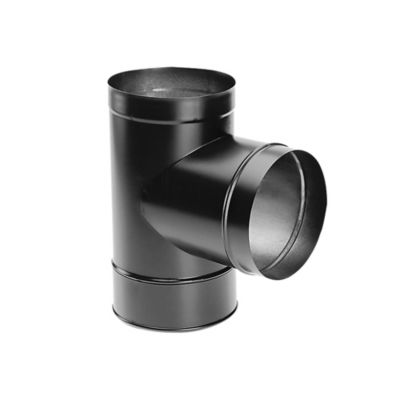 DuraVent DuraBlack 8 in. Diameter Tee Pipe