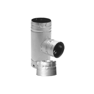 DuraVent PelletVent 4 in. Diameter Increaser with Clean-Out Chimney Cap