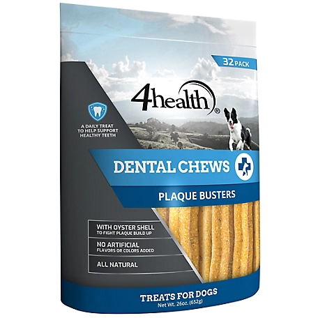 4health Plaque Buster Dental Dog Treats, 12 oz.