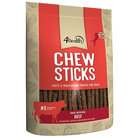 4health Beef Flavor Chew Sticks Dog Treats, 24 oz. at Tractor Supply Co.