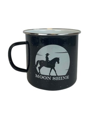 HaynesBesco Group 25 oz. Speckled Enamel Mug Moon Shine