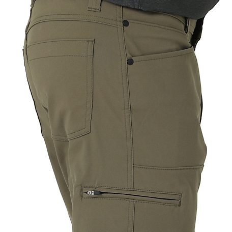 Wrangler Men's Classic Fit Mid-Rise ATG Synthetic Utility Pants at