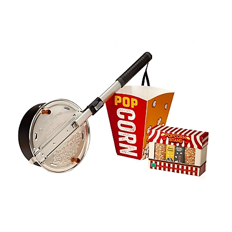 Wabash Valley Farms Open Fire Outdoor Popper Campfire Popping Collection