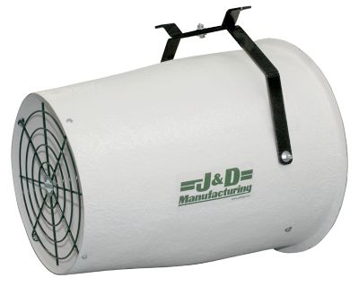 J&D Manufacturing 20 in. Fiberglass DD Funnel Fan, 115/230V, 1/2 HP, 1 PH/1 Variable Speed