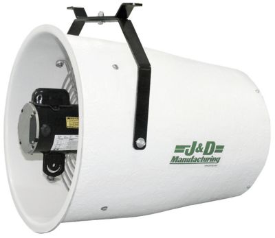 Image showing  20 in. Variable Speed Indoor Fiberglass DD Funnel Fan, 2,870 CFM