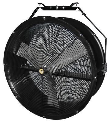 J&D Manufacturing 36 in. 1-Speed Indoor DD Poly Chiller Fan with Bracket, 9,750 CFM