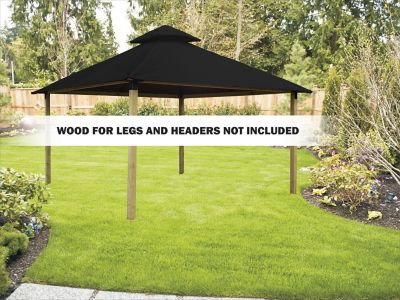 Image showing  12 ft. SunDura Gazebo, Black