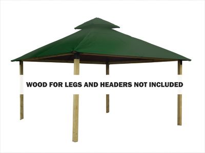 ACACIA 12 ft. SunDura Gazebo, Green