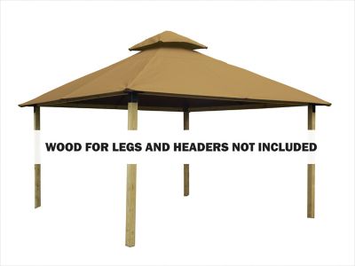 ACACIA 12 ft. SunDura Gazebo, Khaki