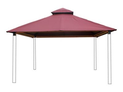 Image showing  12 ft. SunDura Gazebo, Maroon