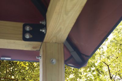 Image showing  12 ft. SunDura Gazebo, Maroon