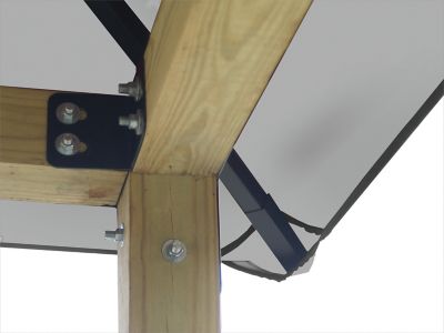 Image showing  12 ft. SunDura Gazebo, Mist Gray