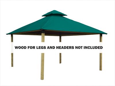 Acacia 12 Ft. Sundura Gazebo, Teal