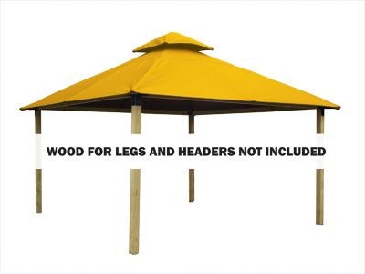 ACACIA 12 ft. SunDura Gazebo, Yellow