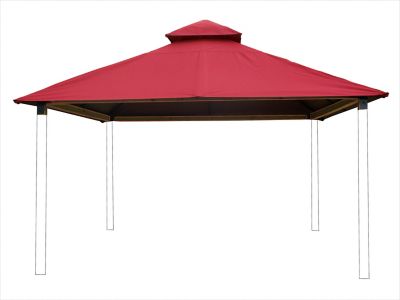 Image showing  14 ft. SunDura Gazebo, Red