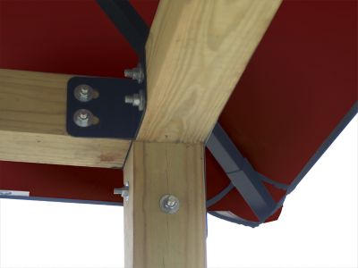 Image showing  12 ft. Outdura Gazebo, Burgundy