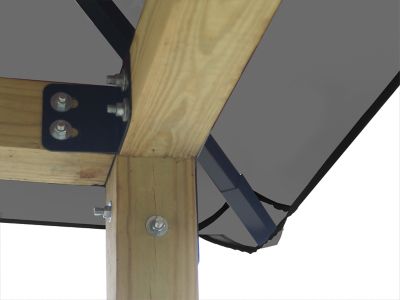 Image showing  12 ft. Outdura Gazebo, Cadet Gray