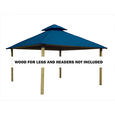 ACACIA 12 ft. Outdura Gazebo, Island Blue