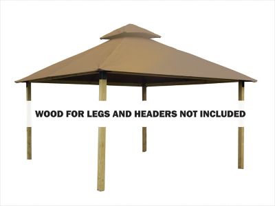 ACACIA 12 ft. Outdura Gazebo, Khaki