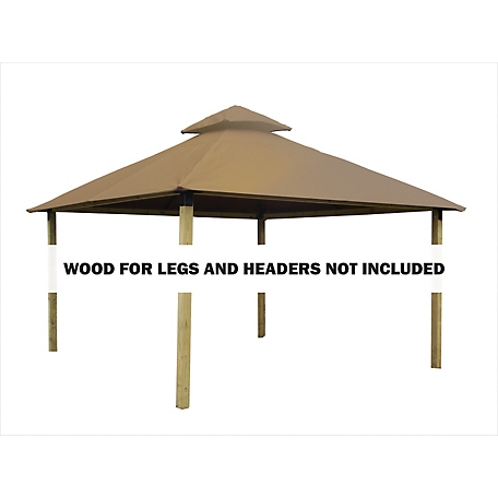 ACACIA 12 ft. Outdura Gazebo, Khaki