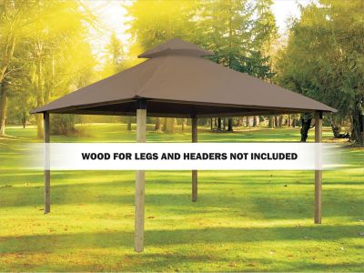 Image showing  12 ft. Outdura Gazebo, Linen