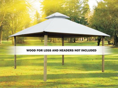 Image showing  12 ft. Outdura Gazebo, Natural White