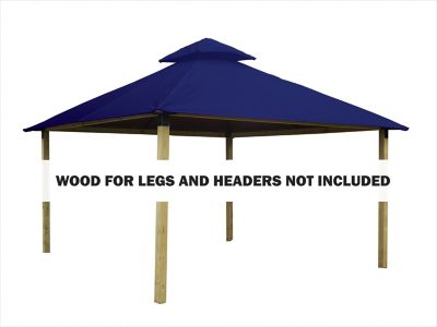 ACACIA 12 ft. Outdura Gazebo, Pacific Blue
