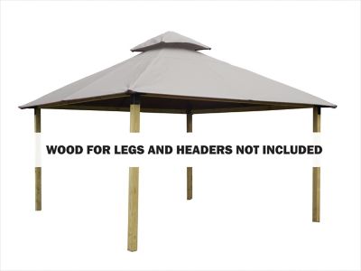 ACACIA 12 ft. Outdura Gazebo, Sand