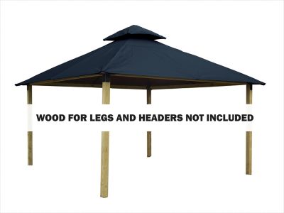 ACACIA 12 ft. Outdura Gazebo, Steel Blue