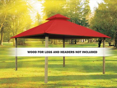 Image showing  12 ft. Outdura Gazebo, Tangerine