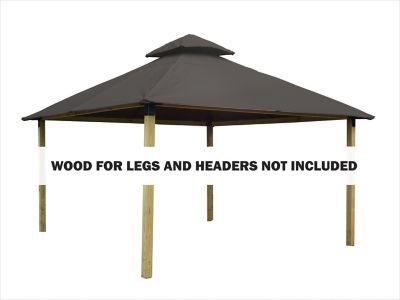 ACACIA 12 ft. Outdura Gazebo, Taupe