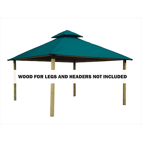 ACACIA 14 ft. Outdura Gazebo, Aqua Marine