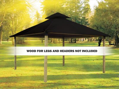 Image showing  14 ft. Outdura Gazebo, Black