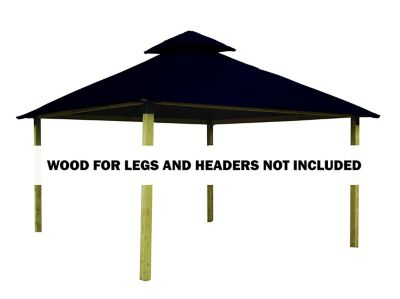 ACACIA 14 ft. Outdura Gazebo, Captain Navy