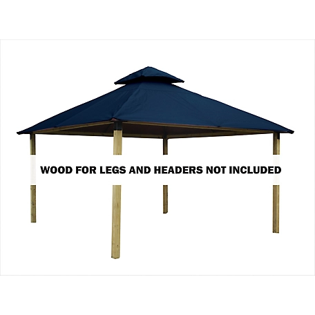 ACACIA 14 ft. Outdura Gazebo, Catalina Blue