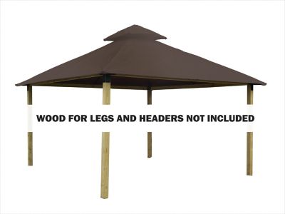 ACACIA 14 ft. Outdura Gazebo, Desert Beige