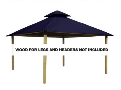 ACACIA 14 ft. Outdura Gazebo, Purple Haze