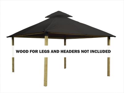 ACACIA 14 ft. Outdura Gazebo, Storm Grey