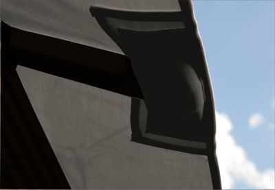 Image showing  12 ft. Replacement Canopy Top, Black