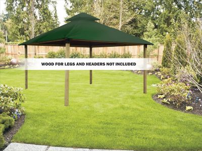 Image showing  12 ft. Replacement Canopy Top, Green
