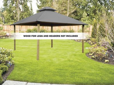 Image showing  12 ft. Replacement Canopy Top, Mist Gray