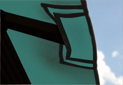 Image showing  12 ft. Replacement Canopy Top, Teal