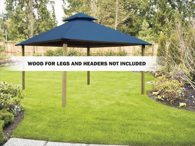 Image showing  14 ft. Replacement Canopy Top, Cobalt Blue