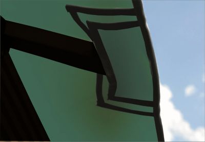 Image showing  14 ft. Replacement Canopy Top, Green