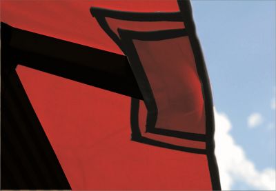 Image showing  14 ft. Replacement Canopy Top, Red