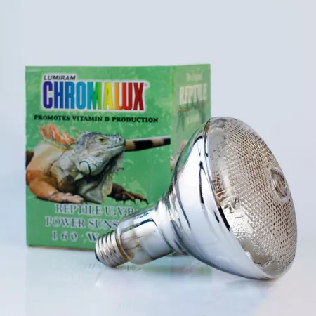 Chromalux Power Sunshine 160W Self-Ballasted Metal Halide Reptile High Power UVB Lamp Reptile Habitat Heat Lamps & Bulbs