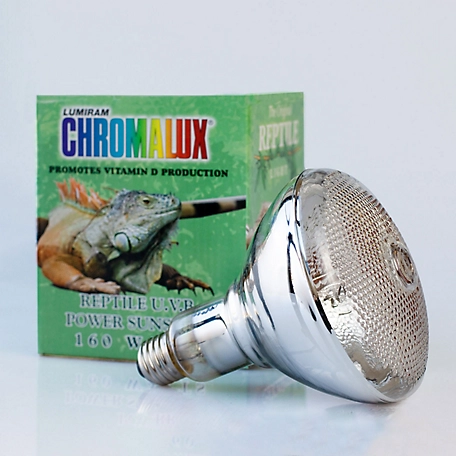 Chromalux Power Sunshine High Power UVB Self-Ballasted Metal Halide Reptile Lamp, 160 Watt