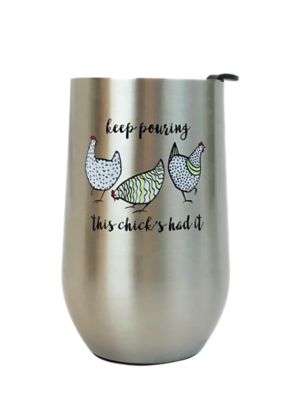 Bella Bug 15 oz. Chicks Stainless-Steel Wine Tumbler