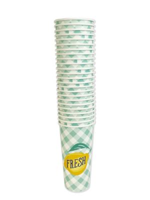 HaynesBesco Group 22 oz. Fresh Squeezed Design Paper Cups, 24 pc.