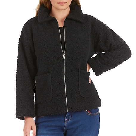 Smith's American Women's Butter Sherpa Full-Zip Jacket with Patch ...